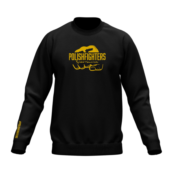 BAWEŁNIANA BLUZA LONGSLEEVE CZARNA SYMBOL