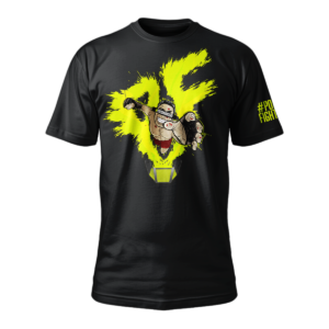 T-SHIRT BAWEŁNIANY CZARNY OCTAGON
