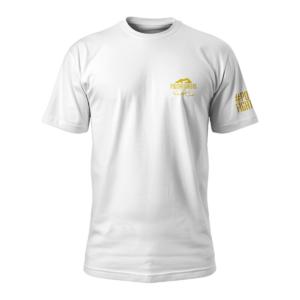 HAFTOWANY T-SHIRT BAWEŁNIANY BIAŁY MINIMALISTA