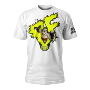 T-SHIRT BAWEŁNIANY BIAŁY OCTAGON