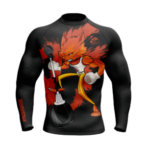 RASHGUARD LONG BLACK FOX - M