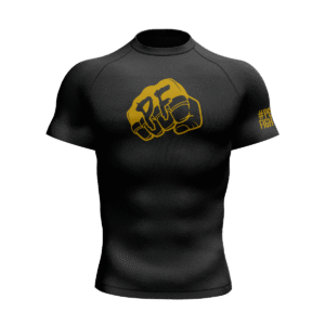RASHGUARD SHORT BLACK WIELKA PIĘŚĆ