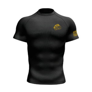 RASHGUARD SHORT BLACK WOJOWNIK PF