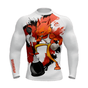 RASHGUARD LONG WHITE FOX