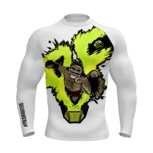 RASHGUARD LONG WHITE OCTAGON