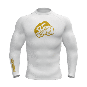 RASHGUARD LONG WHITE WIELKA PIĘŚĆ