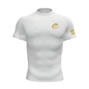 RASHGUARD SHORT WHITE WOJOWNIK PF
