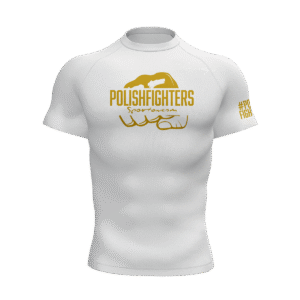 RASHGUARD SHORT WHITE SYMBOL