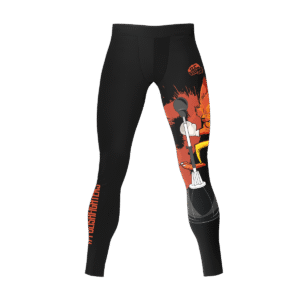 LEGGINSY SPORTOWE BLACK FOX