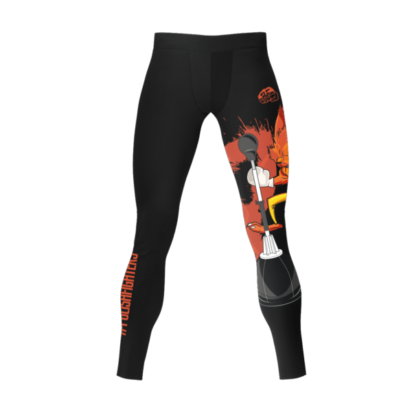 LEGGINSY SPORTOWE BLACK FOX