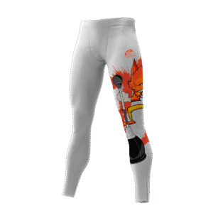 LEGGINSY SPORTOWE WHITE FOX