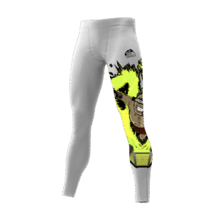 LEGGINSY SPORTOWE WHITE OCTAGON
