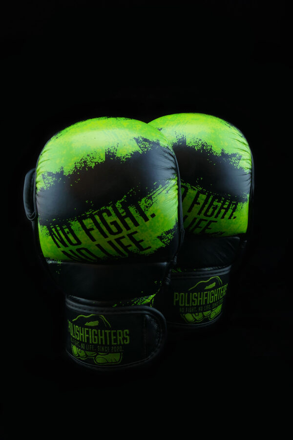 RĘKAWICE DO MMA BUŁECZKI RAPTOR PRO GREEN