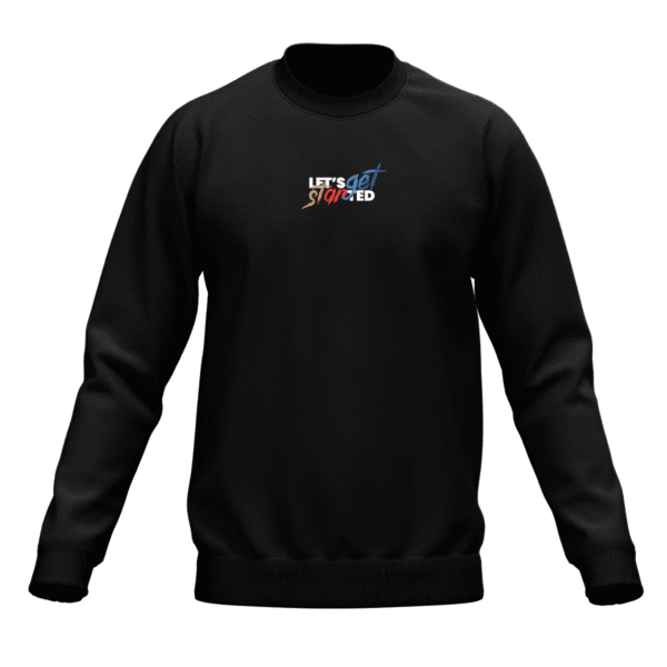 BLUZA BAWEŁNIANA LONGSLEEVE CZARNA INSTYNKT LIS - obrazek 2