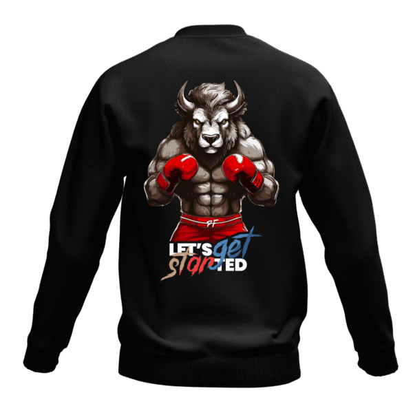 BLUZA BAWEŁNIANA LONGSLEEVE CZARNA INSTYNKT ŻÓBR