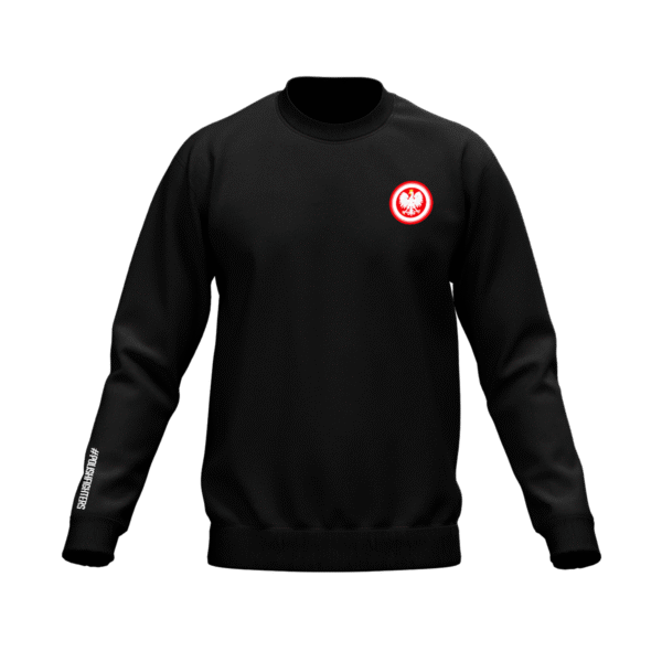 BLUZA BAWEŁNIANA LONGSLEEVE CZARNA REPREZENTANT