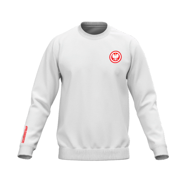 BLUZA BAWEŁNIANA LONGSLEEVE BIAŁA REPREZENTANT