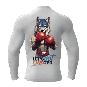 RASHGUARD LONG WHITE INSTYNKT WILK