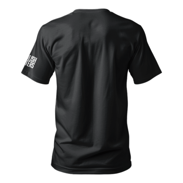 HAFTOWANY T-SHIRT BAWEŁNIANY CZARNY REPREZENTANT - obrazek 2
