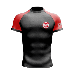 RASHGUARD SHORT BLACK / RED REPREZENTANT II