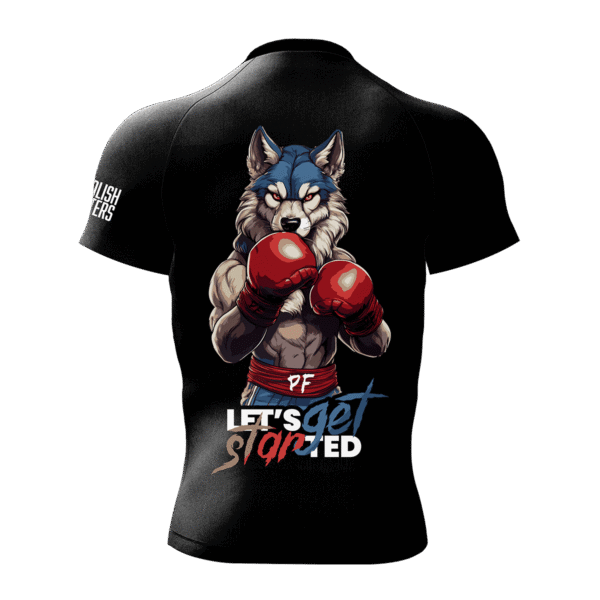 RASHGUARD SHORT BLACK INSTYNKT WILK