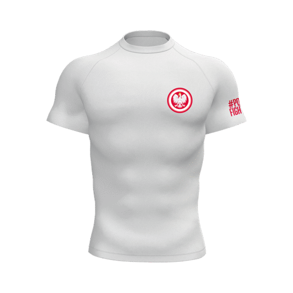 RASHGUARD SHORT WHITE REPREZENTANT I