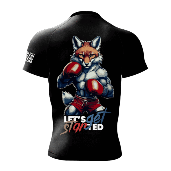 RASHGUARD SHORT BLACK INSTYNKT LIS