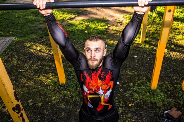 RASHGUARD LONG BLACK FOX - obrazek 4
