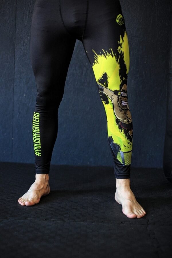 LEGGINSY SPORTOWE BLACK OCTAGON - obrazek 4
