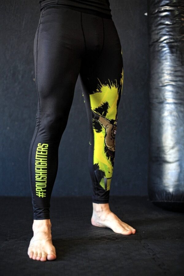 LEGGINSY SPORTOWE BLACK OCTAGON - obrazek 5