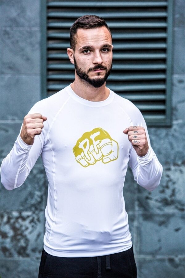 RASHGUARD LONG WHITE WIELKA PIĘŚĆ - obrazek 3