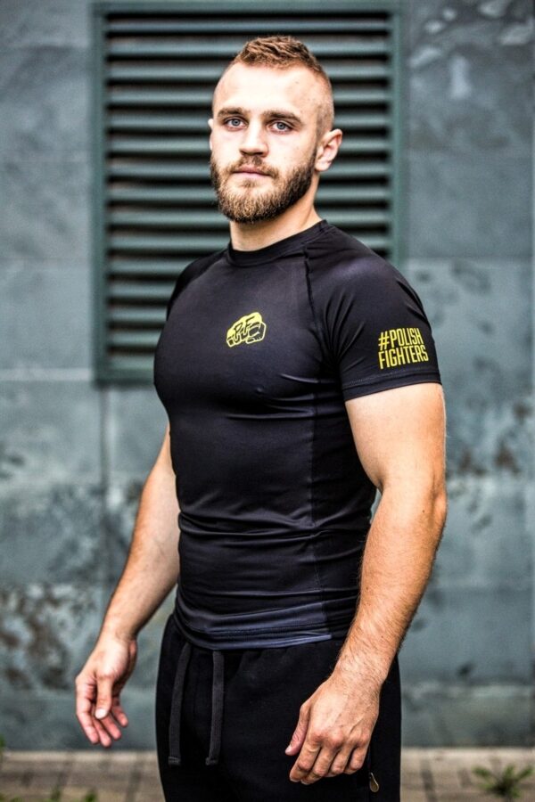 RASHGUARD SHORT BLACK WOJOWNIK PF - obrazek 4