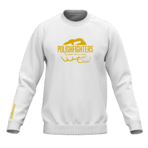 BAWEŁNIANA BLUZA LONGSLEEVE BIAŁA SYMBOL